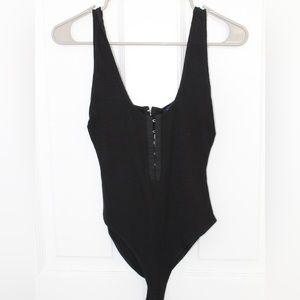 Forever 21 Ribbed Bodysuit Size Small